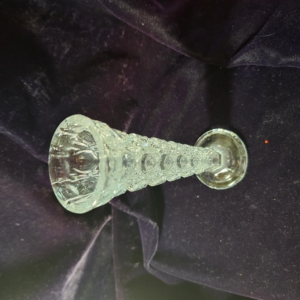 Elegant Clear Glass Vase